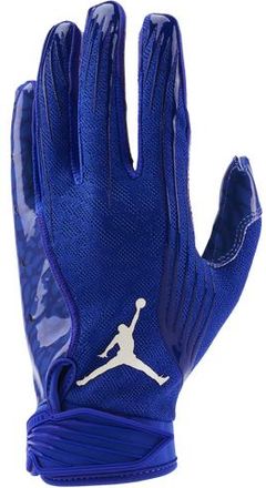 Nike Jordan Mens Fly Lock Football Glove - Game Royal/Game Royal/White Size XXL