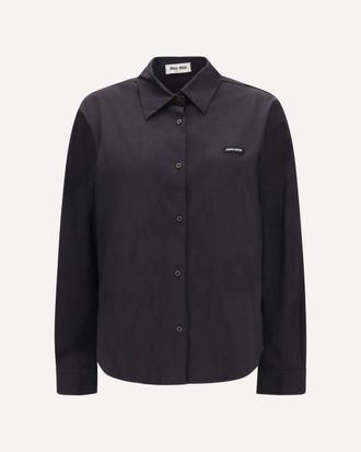 Miu Miu Stretch poplin Shirt Female 40