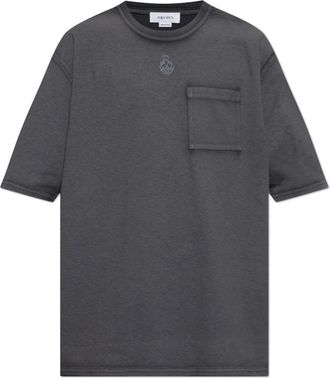 Alexander McQueen T-shirt met logo - Heren - T-shirts - Zwart - S - Katoen - Tops