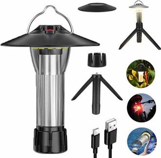 OEM L&aacute;mpara Magn&eacute;tica Para Exteriores, Linterna Recargable Para Tienda De Campa&ntilde;a, Iluminaci&oacute;n De Emergencia Port&aacute;til, Linternas Led