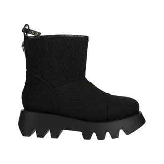 Elisabetta Franchi Schoenen, Dames, Zwart, 36 EU, Wol, Enkellaarsjes