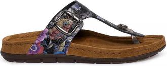 Rohde Flat Sandalen - Dames - Slippers - Veelkleurig - 35 EU - Leer - Schoenen