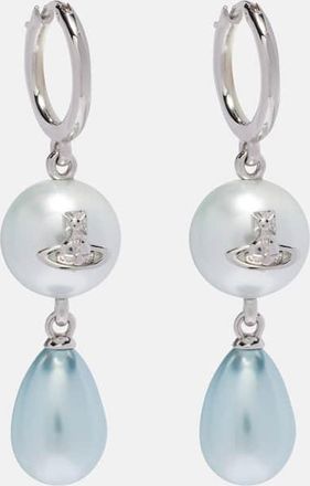 Vivienne Westwood Orb embellished drop earrings