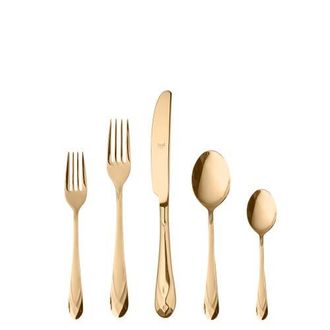 Mepra Diamante Flatware Set - 5 Pieces in Gold at Nordstrom
