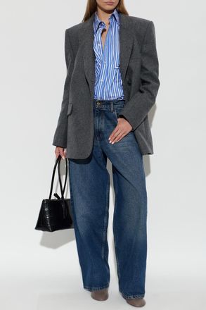 The Mannei Loose-Fit Jeans, Womens, Navy Blue