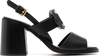 See By Chlo&eacute; Chany 90mm leather sandals - women - Leather - 36 - Black