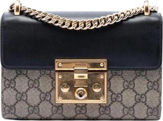 Gucci Pre-owned Vintage Crossbody Bag - Dames - Vintage Schoudertas - Beige - ONE Size - Leer - Vintage