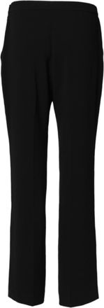 Aspesi Black High Waist Zip Straight Chino Trouser Womens Pants
