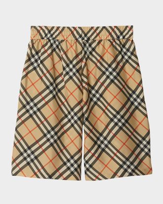Burberry Men & apos;s Silk Check Shorts