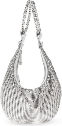 Versace Metalen Mesh Mini Tas - Dames - Handtassen - Grijs - ONE Size - Tassen