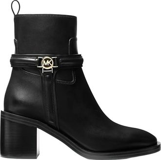 Michael Kors Shoe - Dames - Laarzen met Hak - Zwart - 40 EU - Leer - Schoenen