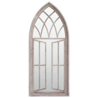 Berkfield Home Mirror Sand 70x30 cm Iron for Indoor Use in Cream