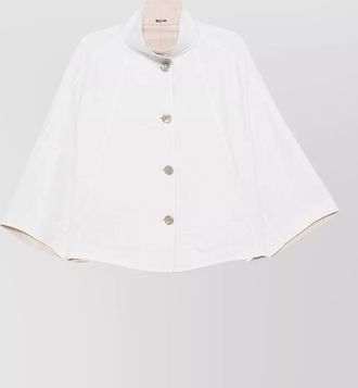 Moorer omnia dwb coat high collar wide sleeves