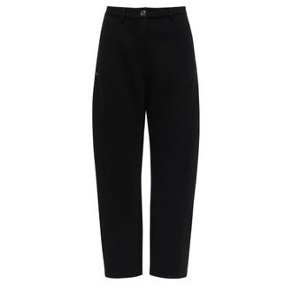 Max Mara Broeken, Dames, Zwart, L, Stijlvolle Pulvino Jurk