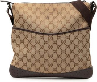 Gucci Pre-owned Gucci GG Canvas Crossbody 145857 498879