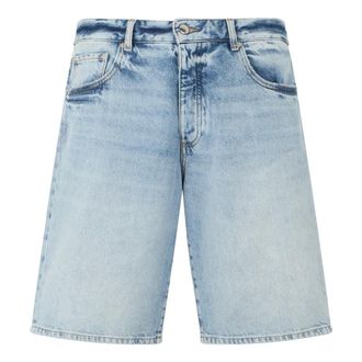 Icon Denim Los Angeles Denim Shorts, male, Blue, Size: W35 Denim Bermuda