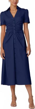 Shoshanna Womens Barnet Dress In Navy