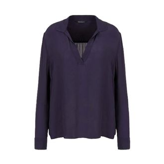 A|X Armani Exchange Overhemden, Dames, Blauw, L, Shirts