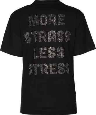 Pinko Womens Strepitoso T-Shirt Black Jersey