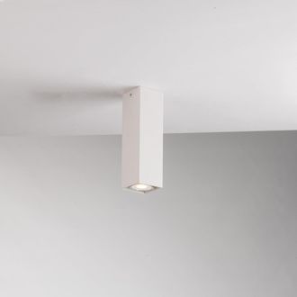 Luce-Ambiente-Design Fluke Square Ceiling Light in White Metal 20cm