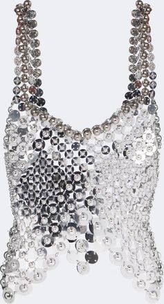 Paco Rabanne Chainmail embellished top