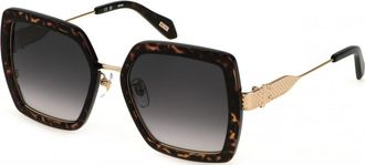 Just Cavalli Womens SJC041 53 0978 Sunglasses - Brown - One Size