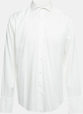 HUGO BOSS Boss By Hugo Boss White Cotton Slim Fit Jaiden Shirt
