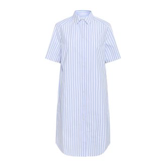 Part Two Blue Stripe Shirt Dress HarperPW DR - female - Part Two - Shirt Dresses - Blue - 2XS - Dresses
