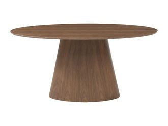 VENTE-UNIQUE.COM Mesa de comedor madera color natural oscuro