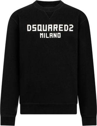 Dsquared2 Dsquared 2 Truien - Heren - Sweatshirts - Zwart - XL - Hoodies & sweatvesten