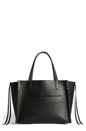 J.W.Anderson Loafer Leather Tote in Black at Nordstrom