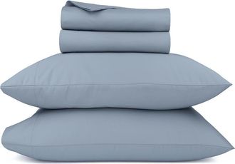 California Design Den Grand Indulgence 1000 Thread Count 100% Cotton Sateen Sheet Set in Blue at Nordstrom, Size King