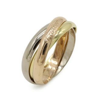 Cartier Trinity Pink Gold White Gold Yellow Gold Yellow Gold (18K) Pink Gold (18K) White Gold (18K) Band Ring (Pre-Owned)