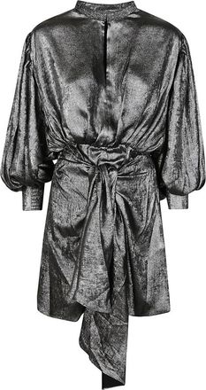 Iro Elegante Claribel Jurk voor Vrouwen - Dames - Korte kleedjes - Grijs - M - Polyester - Kleedjes