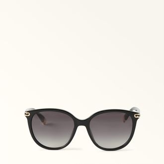 Furla Occhiali Da Sole Nero Nero Acetato Donna