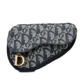Dior Pre-owned Dior Diorissimo Canvas Saddle Pouch Ladies AZWDSVC3398KW327