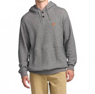 Billabong Hudson Pullover Hoodie In Black/heather