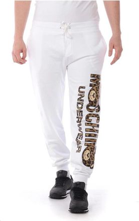 Moschino Witte Stijlvolle Tas - Heren - Sweatpants - Wit - XS - Broeken
