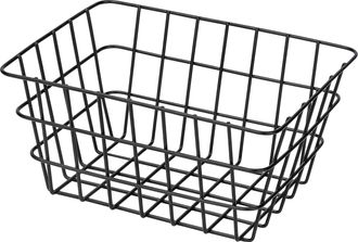 OEM Cesta De Almacenamiento Negra Mate, 2821,512 Cm, Ba&ntilde;o/aseo/hogar