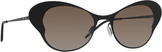 Italia Independent II 0216 009.000 Womens Sunglasses Black Size 50
