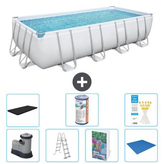 Bestway Piscina Bestway Power Steel Rectangular - 549x274x122 Cm - 8-piezas S594