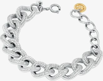 Michael Kors Pav&eacute; Curb-Link Bracelet