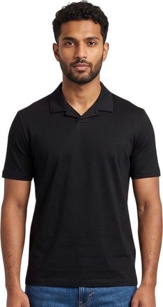 HUGO BOSS Black Solid Polos
