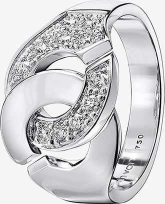 Dinh Van Ring aus Weissgold Menottes