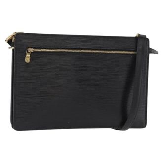Louis Vuitton Pre-owned Cross Body Bags, female, Black, Size: ONE SIZE Pre-owned Epi Leather Shoulder Bag