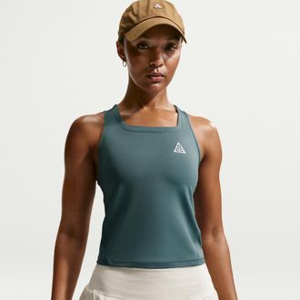 Nike Womens Nike ACG Dri-FIT Trail Running Tank Top in Grey | IO9652-382