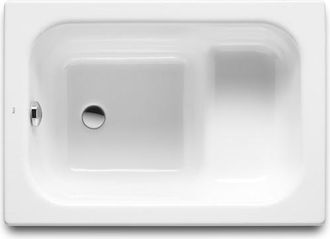 Roca Ba&ntilde;aseo De Acero Rectangular Contesa Roca
