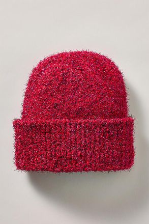 Maeve Metallic Tinsel Beanie