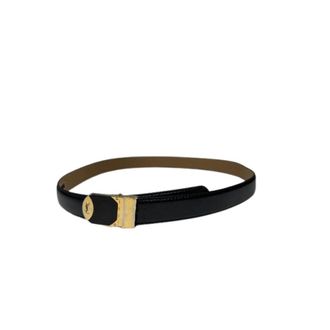 Saint Laurent Pre-owned Belts, female, Black, Size: ONE SIZE Pre-owned Leather Belt