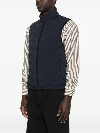 Emporio Armani Quilted Down Vest - Black